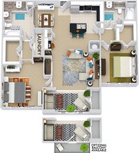 Vancouver with Sunroom 2213 floor plan